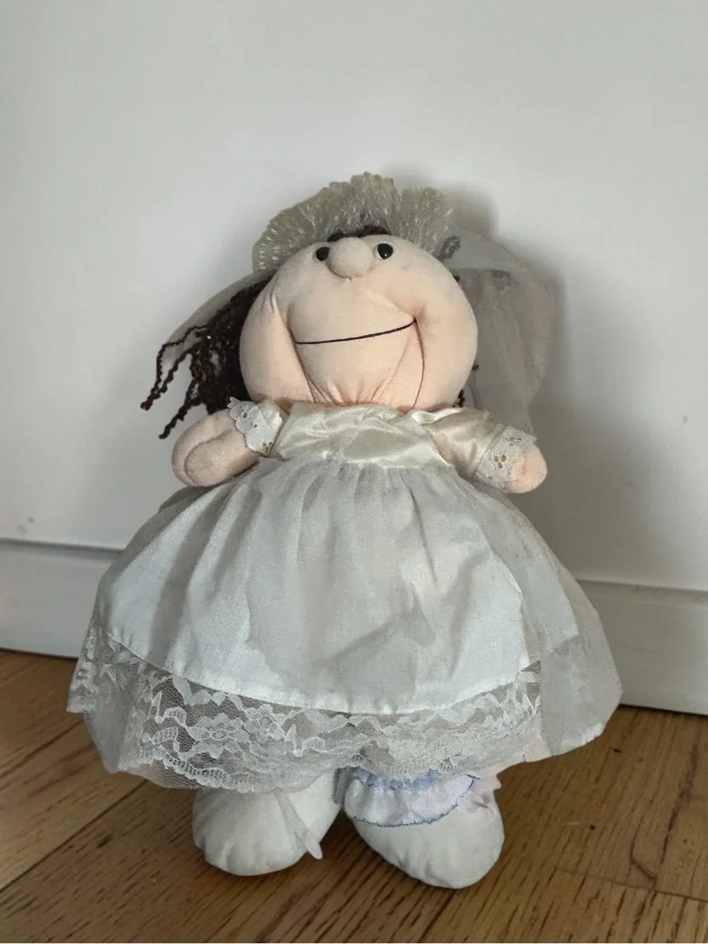 Vintage Kamar Plush Wedding Doll Rare